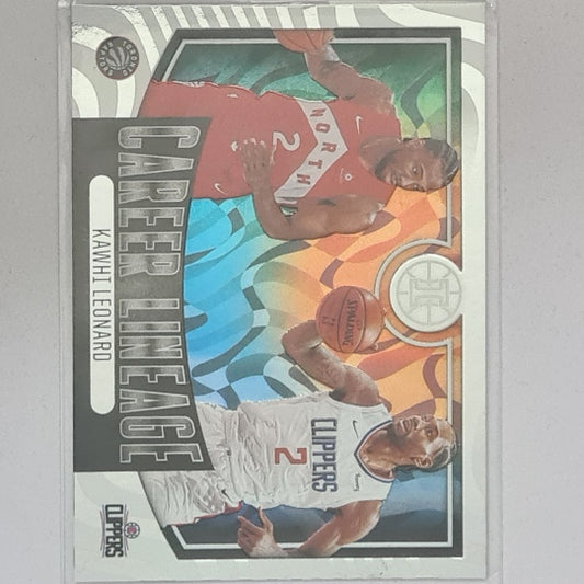 Kawhi Leonard 2020-21 Panini Illusions Career Lineage #18 NBA Basketball Los Angeles Clippers  Excellent/mint sleeved