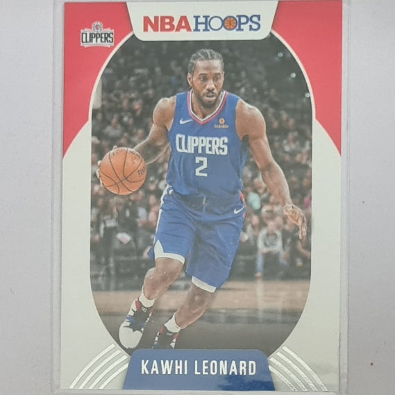 Kawhi Leonard 2020-21 Panini NBA Hoops #117 NBA Basketball Los Angeles Clippers  Excellent/mint sleeved