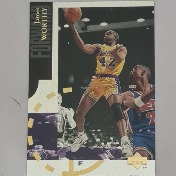 James Worthy 1994 Upper-Deck Silver foil SE43 NBA Basketball LA Lakers Excellent sleeved