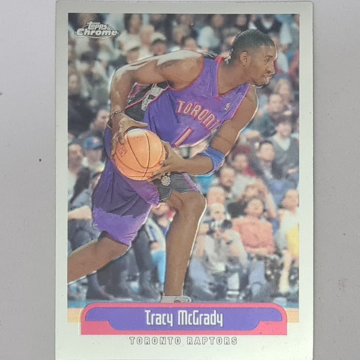 Tracy McGrady 2000 Topps Chrome #178 NBA Basketball Toronto Raptors Excellent sleeved