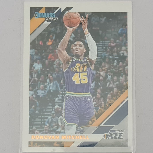 Donovan Mitchell 2019-20 Panini NBA hoops #193 NBA Basketball Utah Jazz Excellent/mint sleeved