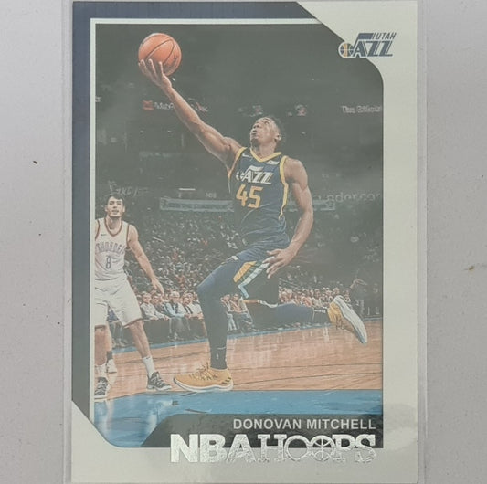 Donovan Mitchell 2018-19 Panini NBA hoops #90 NBA Basketball Utah Jazz Excellent/mint sleeved