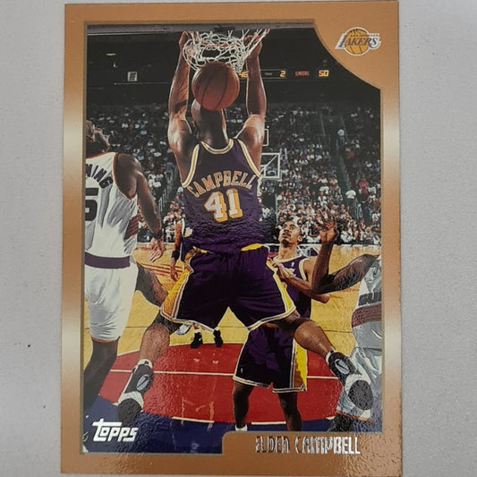 Elden Campbell 1998 Topps  #34 NBA Basketball LA Lakers Excellent