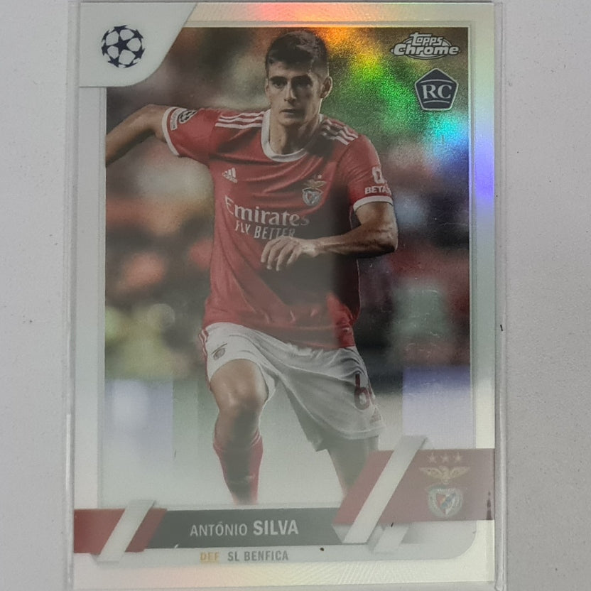 Antonio Silva Topps Chrome rookie RC Refractor #86 Soccer Football Benfica Excellent-mint
