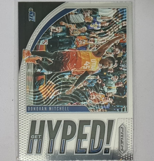 Donovan Mitchell 2019-20 Panini Prizm Hyped #10 NBA Basketball Utah Jazz Excellent-mint