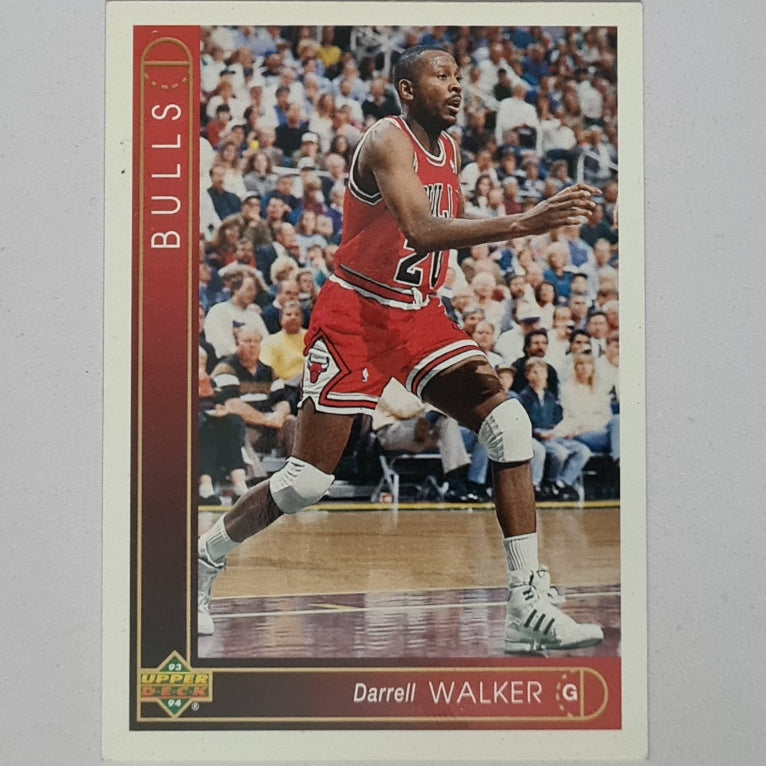 Darrell Walker 1993 Upper-Deck #141 NBA Basketball Chicago Bulls Excellent