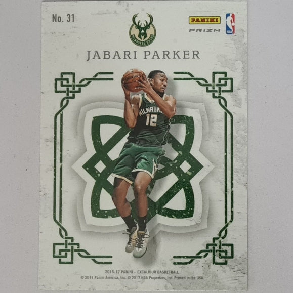 Jabari Parker 2016-17 Panini Excalibur prizm #31 NBA Basketball Milwaukee Bucks Excellent