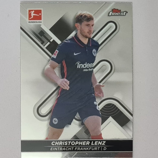 Christopher Lenz 2022 Topps Finest Bundesliga refractor #54 Soccer Football Eintracht Frankfurt mint sleeved