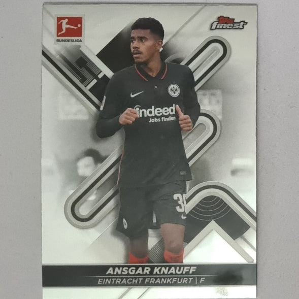 Ansgar Knauff 2022 Topps Finest Bundesliga refractor #47 Soccer Football Eintracht Frankfurt mint sleeved