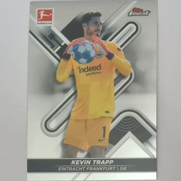 Kevin Trapp 2022 Topps Finest Bundesliga #49 Soccer Football Eintracht Frankfurt mint sleeved