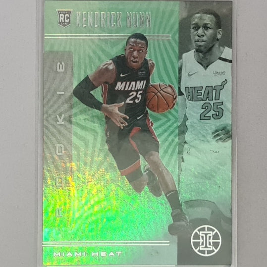 Kendrick Nunn 2019-20 Panini Illusions green rookie RC #176 NBA Basketball Miami Heat excellent/mint Sleeved