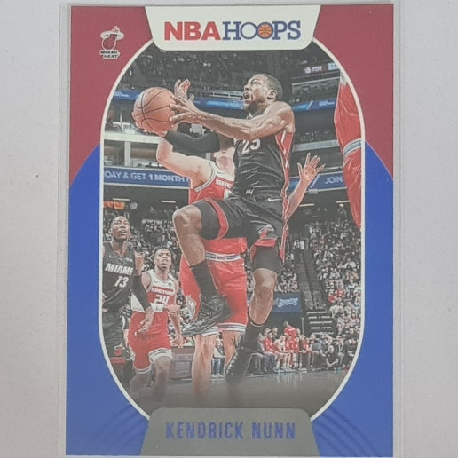 Kendrick Nunn 2020-21 Panini NBA Hoops red blue #53 NBA Basketball Miami Heat excellent/mint Sleeved
