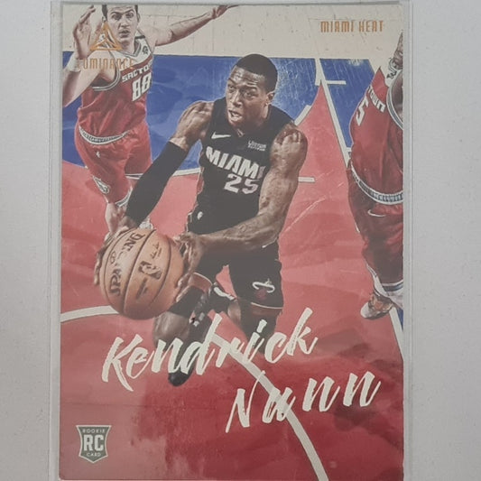 Kendrick Nunn 2019-20 Panini Luminance rookie RC #156 NBA Basketball Miami Heat excellent/mint Sleeved