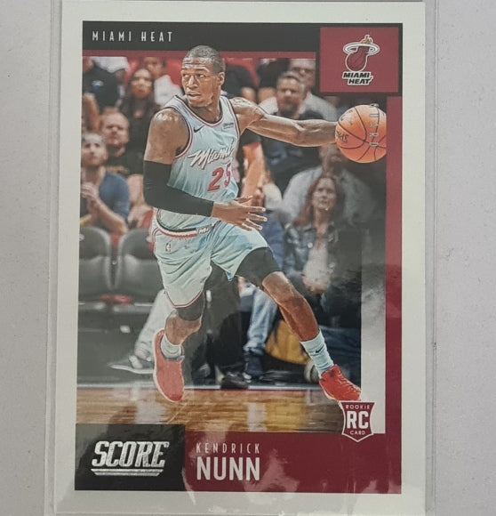 Kendrick Nunn 2019-20 Panini Chronicles Score rookie RC #619 NBA Basketball Miami Heat excellent/mint Sleeved