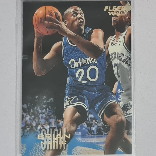 Brian Shaw 1997 Fleer 96-97  #232 NBA Basketball Orlando Magic excellent Sleeved