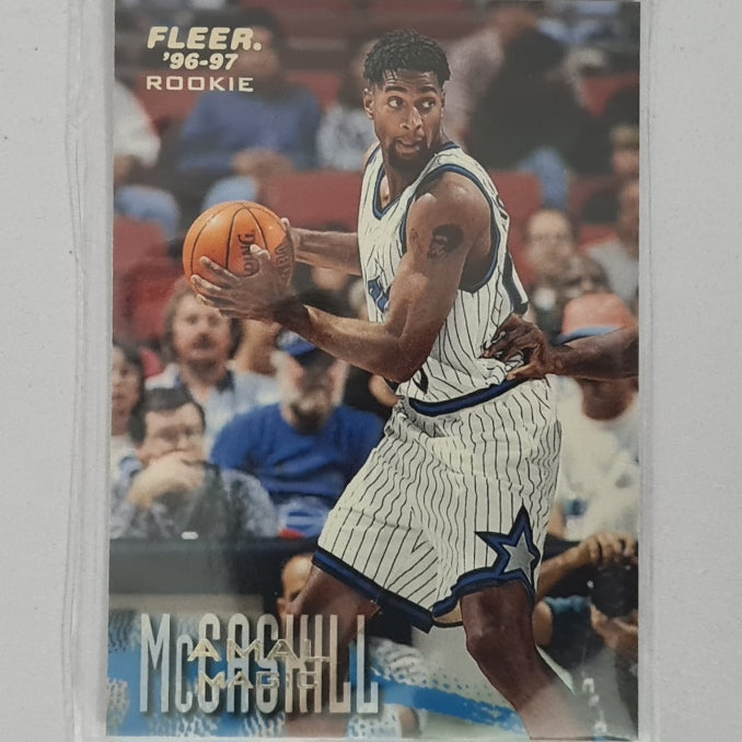 Amal McCaskill 1997 Fleer 96-97 Rookie RC  #231 NBA Basketball Philadelphia Orlando Magic excellent Sleeved