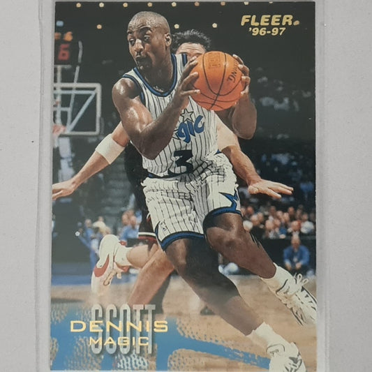 Dennis Scott 1996 Fleer 96-97 #80 NBA Basketball Philadelphia Orlando Magic excellent Sleeved
