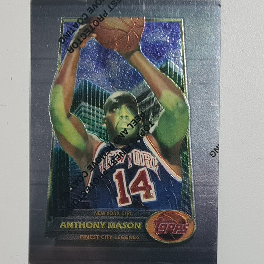 Anthony Mason 1994 Topps Finest city legends #2 NBA Basketball New York Knicks excellent-mint