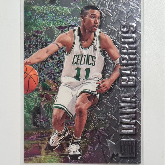 Dana Barros 1996 Fleer Metal 96-97 #4 NBA Basketball Boston Celtics excellent-mint
