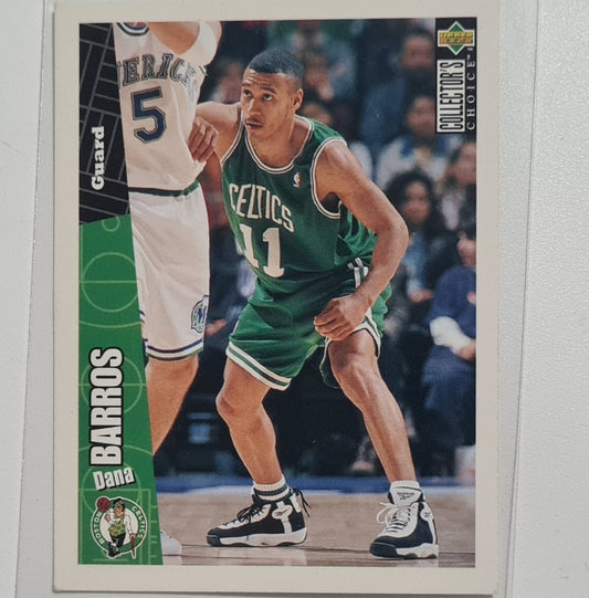 Dana Barros 1996 Upper-Deck Hula Hoops promo HH2/40 NBA Basketball Boston Celtics excellent