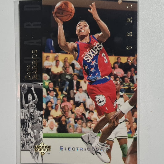 Dana Barros 1994 Upper-Deck Electric court variant #52 NBA Basketball Philadelphia 76ers excellent