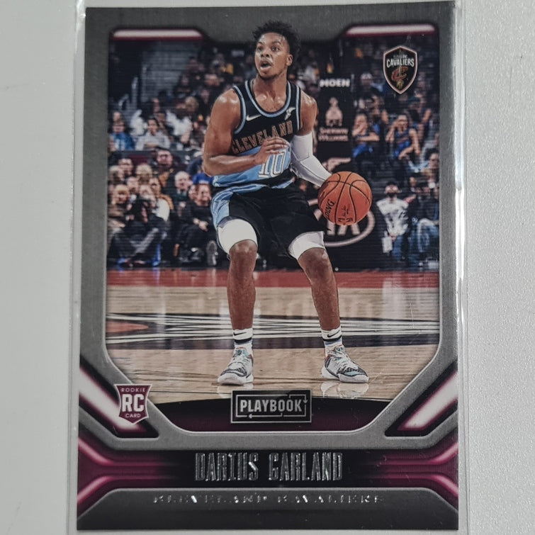 Darius Garland 2019-20 Panini Playbook Rookie RC #195 NBA Basketball Cleveland Cavaliers excellent-mint