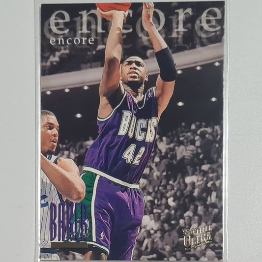 Vin Baker 1996 Fleer Ultra 95-96 Encore #301 NBA Basketball Milwaukee Bucks excellent Sleeved