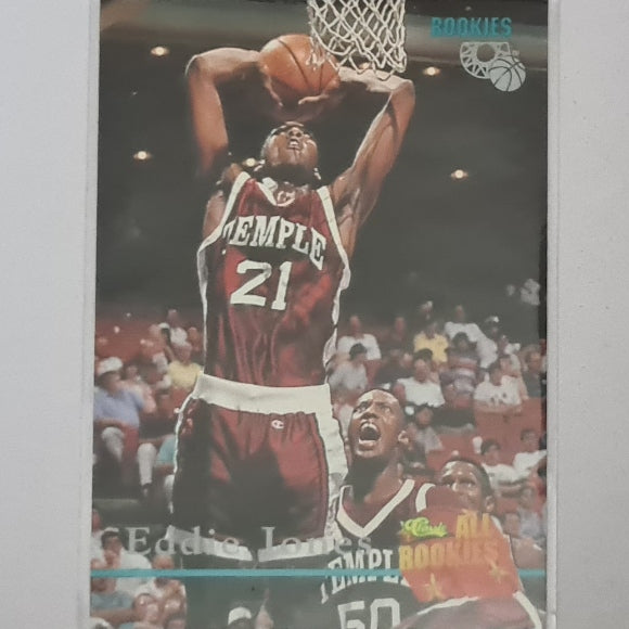 Eddie Jones 1995 Classic Rookies Rookie RC #104 NBA Basketball Temple Excellent