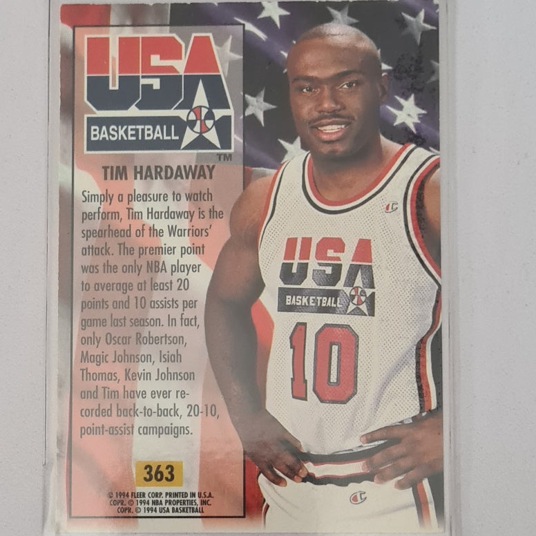 Tim Hardaway 1994 Fleer Ultra 93-94 USA Basketball #363 NBA Basketball Golden State Warriors Excellent-mint