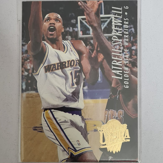 Latrell Sprewell 1994 Fleer Ultra 94-95 #63 NBA Basketball Golden State Warriors Excellent