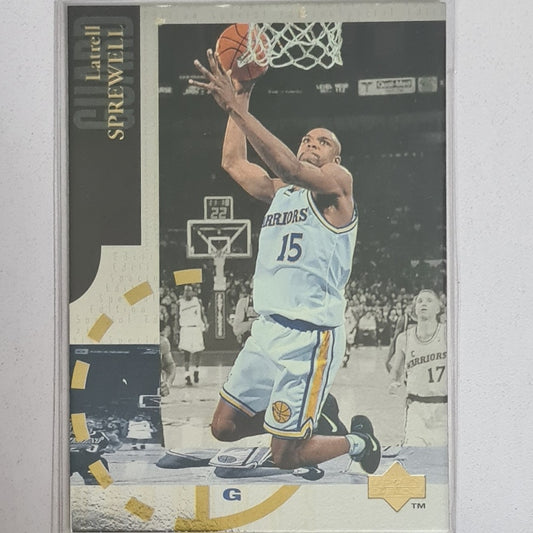 Latrell Sprewell 1994 Upper-Deck Silver foil SE29 NBA Basketball Golden State Warriors Excellent