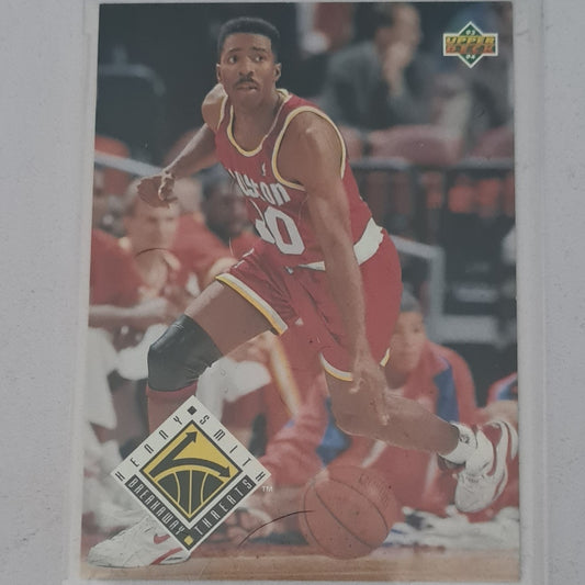 Kenny Smith 1993 Upper-Deck breakaway threats #444 NBA Basketball Houston Rockets Excellent