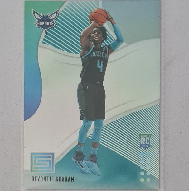 Devonte Graham 2018-19 Panini Status Rookie RC #133 NBA Basketball Charlotte Hornets excellent Sleeved