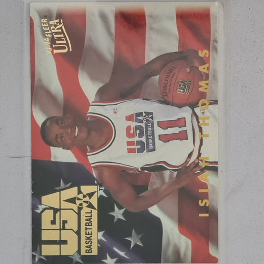 Isiah Thomas 1994 Fleer 93-94 USA Basketball NBA  #370 NBA Basketball Excellent sleeved