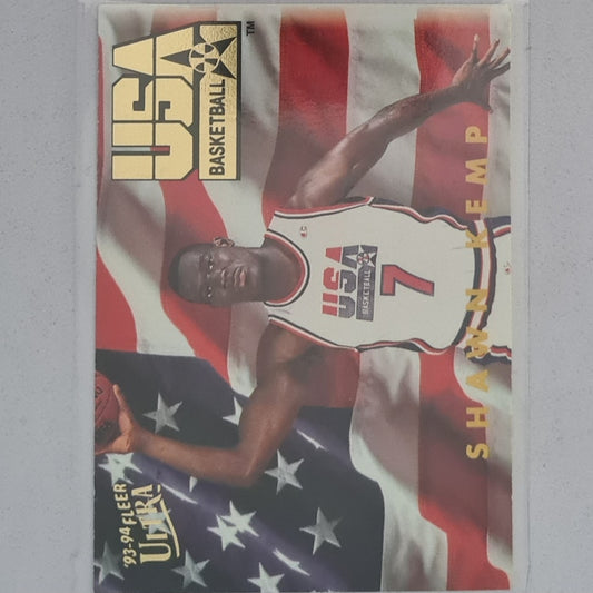 Shawn Kemp 1994 Fleer 93-94 USA Basketball NBA  #365 NBA Basketball Excellent sleeved