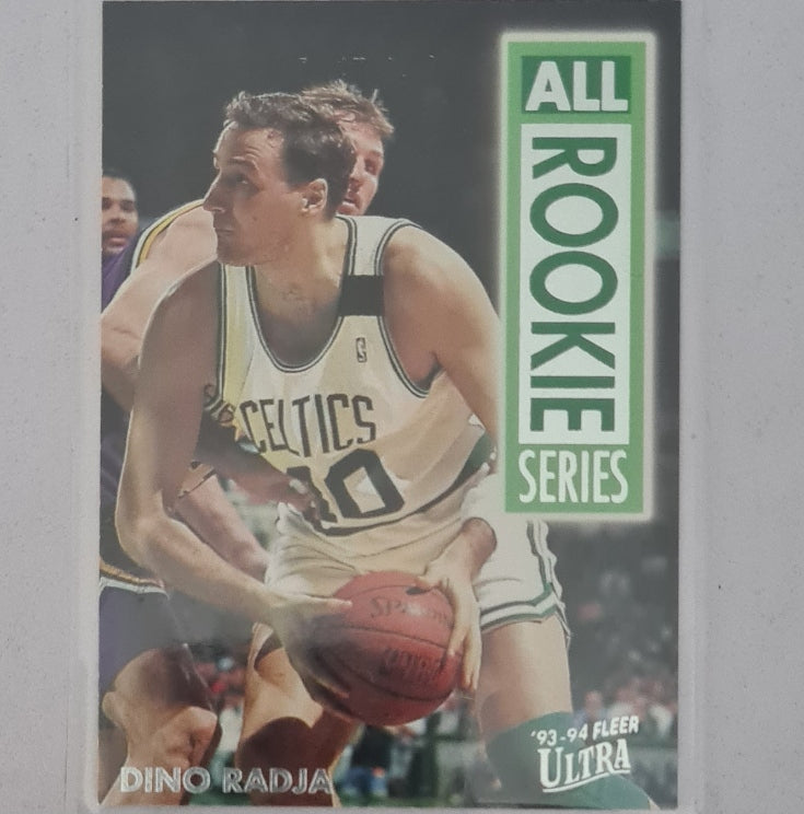 Dino Radja 1994 Fleer Ultra 93-94 All Rookie RC 11 OF 15 NBA Basketball Boston Celtics Excellent
