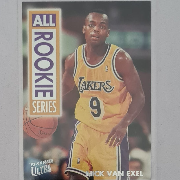 Nick Van Exel 1994 Fleer Ultra 93-94 All Rookie RC 14 OF 15 NBA Basketball LA Lakers Excellent