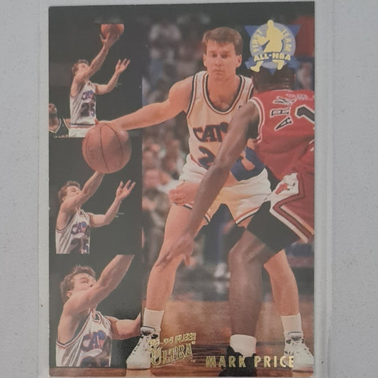 Mark Price 1993 Fleer Ultra 93-94 all NBA first team 5 of 14 NBA Basketball Cleveland Cavaliers Excellent Sleeved