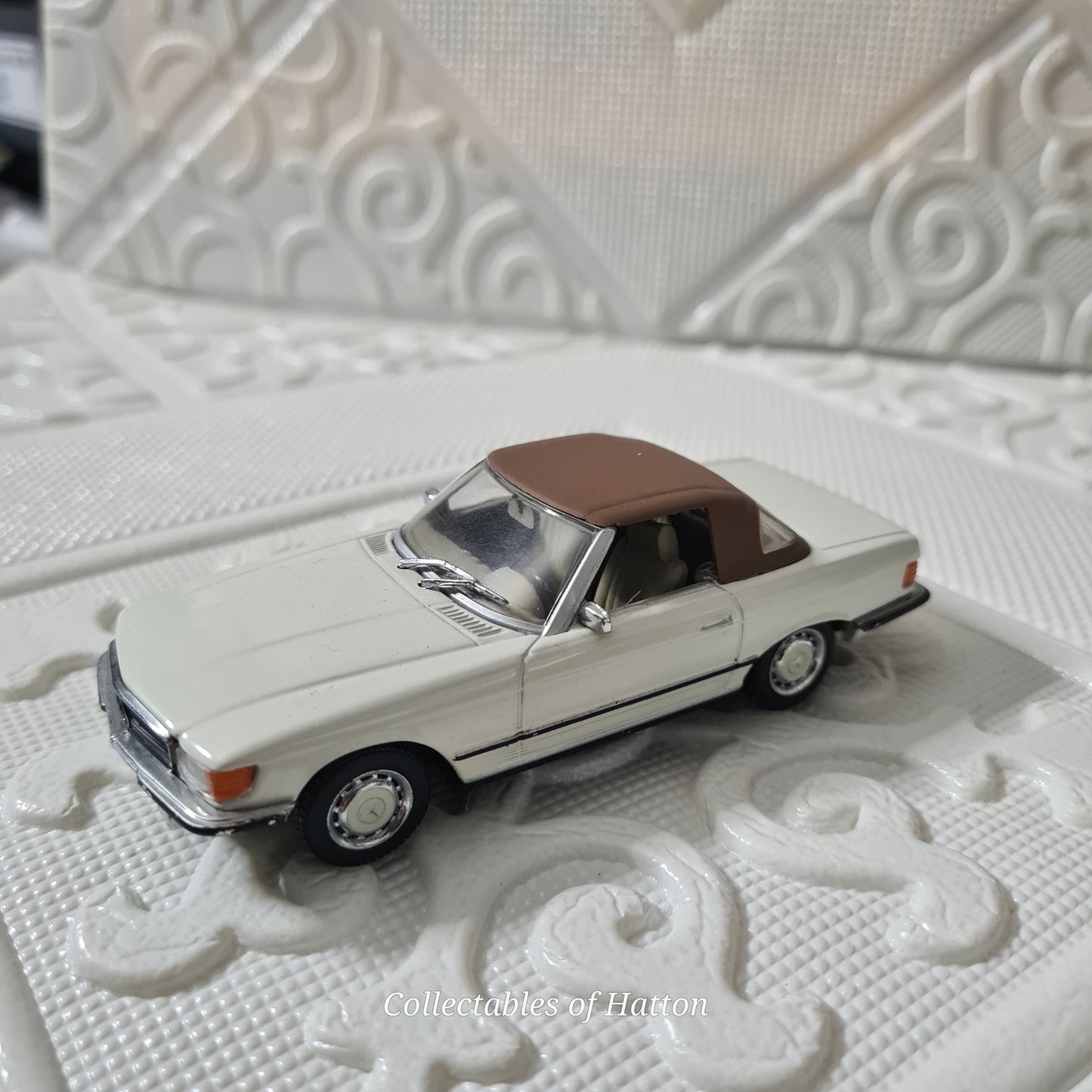 Minichamps 1:43 1970-89 Mercedes-Benz 350 SL Cabriolet soft top closed Loose ex+