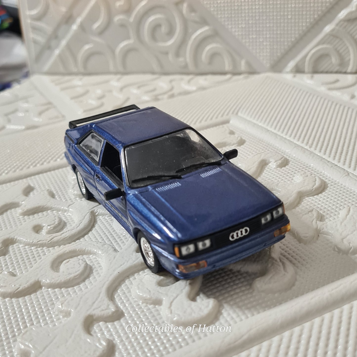 Solido 1:43 Audi Quattro 1982 blue road car loose excellent