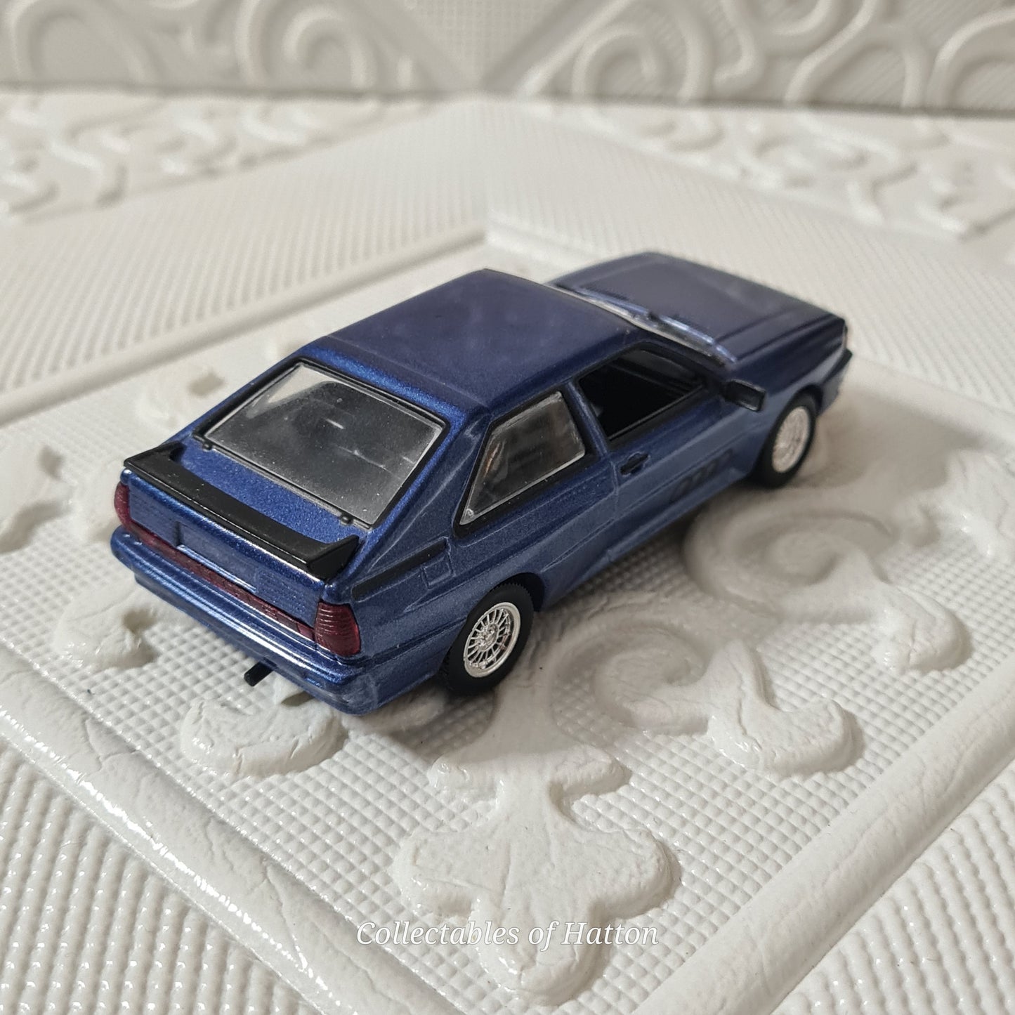 Solido 1:43 Audi Quattro 1982 blue road car loose excellent