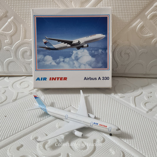 Schabak 1:600 Airbus A330 Air Inter livery diecast plane boxed vgc