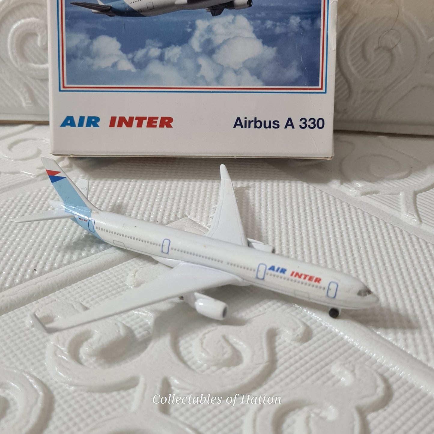 Schabak 1:600 Airbus A330 Air Inter livery diecast plane boxed vgc