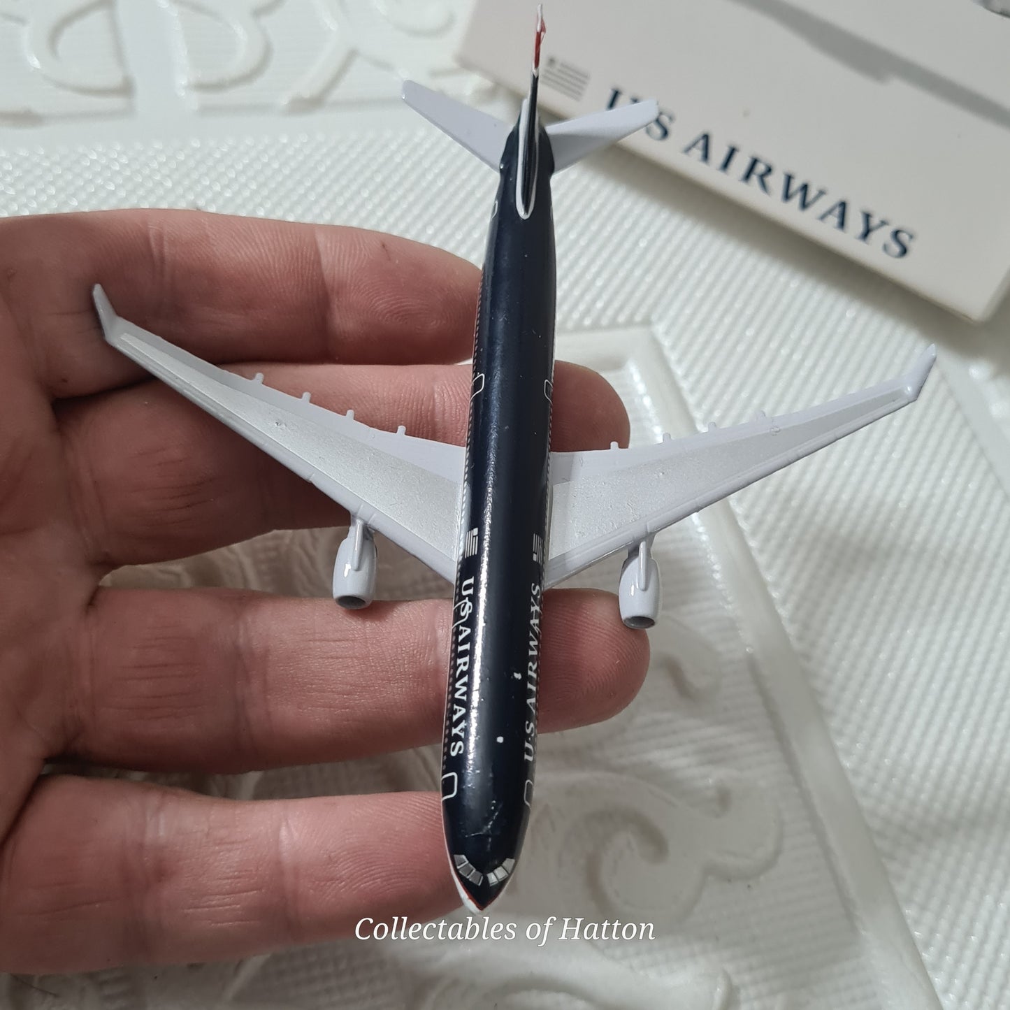 Schabak 1:600 Airbus A 330 U.S Airways  livery diecast plane boxed vgc