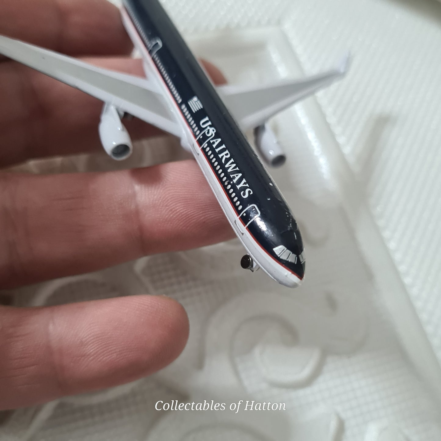 Schabak 1:600 Airbus A 330 U.S Airways  livery diecast plane boxed vgc