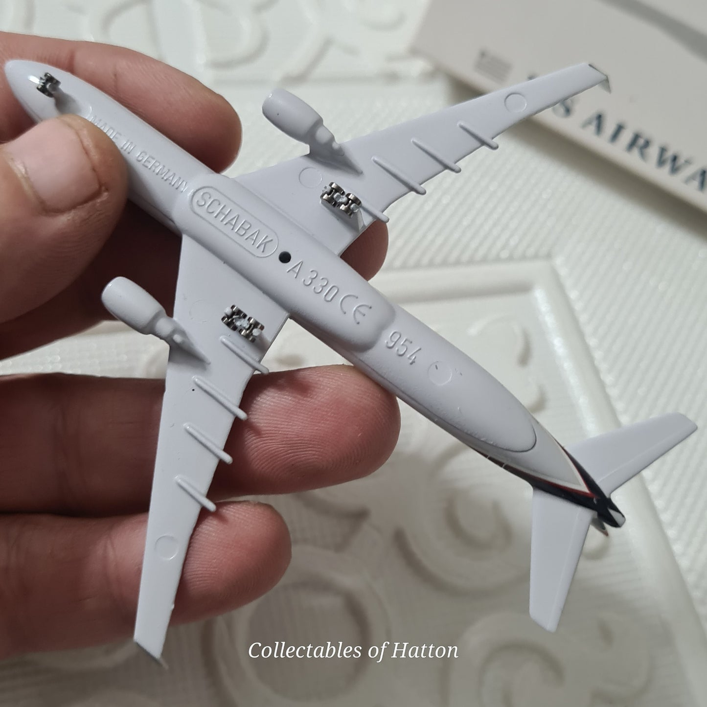 Schabak 1:600 Airbus A 330 U.S Airways  livery diecast plane boxed vgc