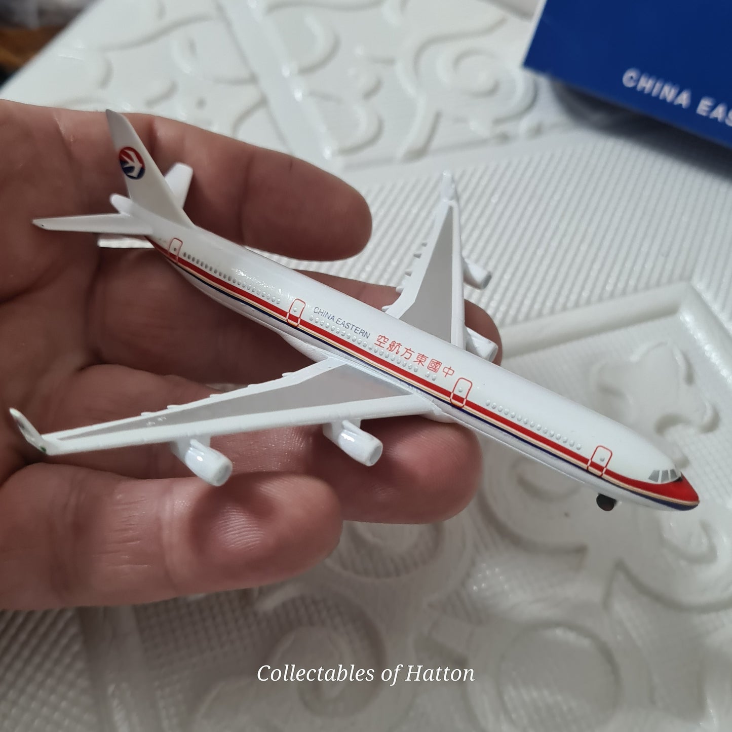 Schabak 1:600 Airbus A340 China Eastern Airlines diecast plane boxed made in Germany VGC
