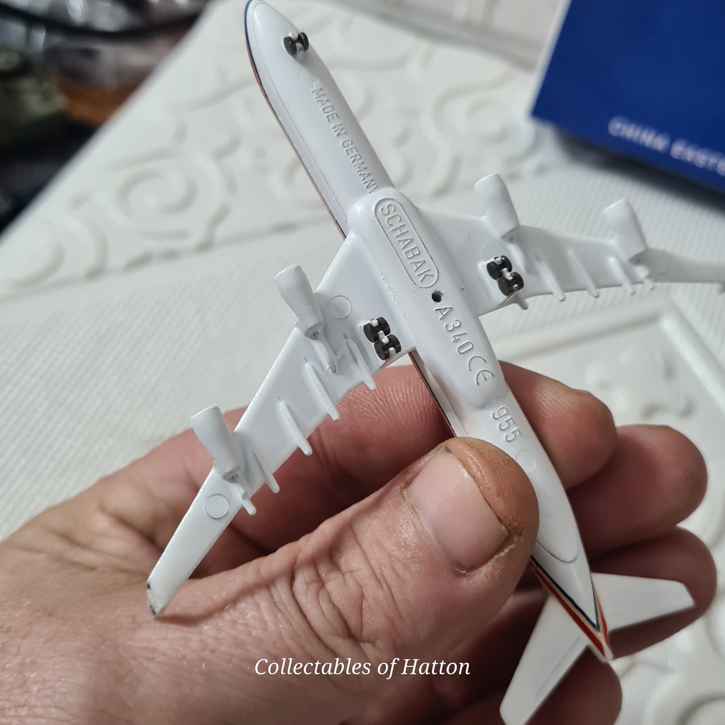 Schabak 1:600 Airbus A340 China Eastern Airlines diecast plane boxed made in Germany VGC