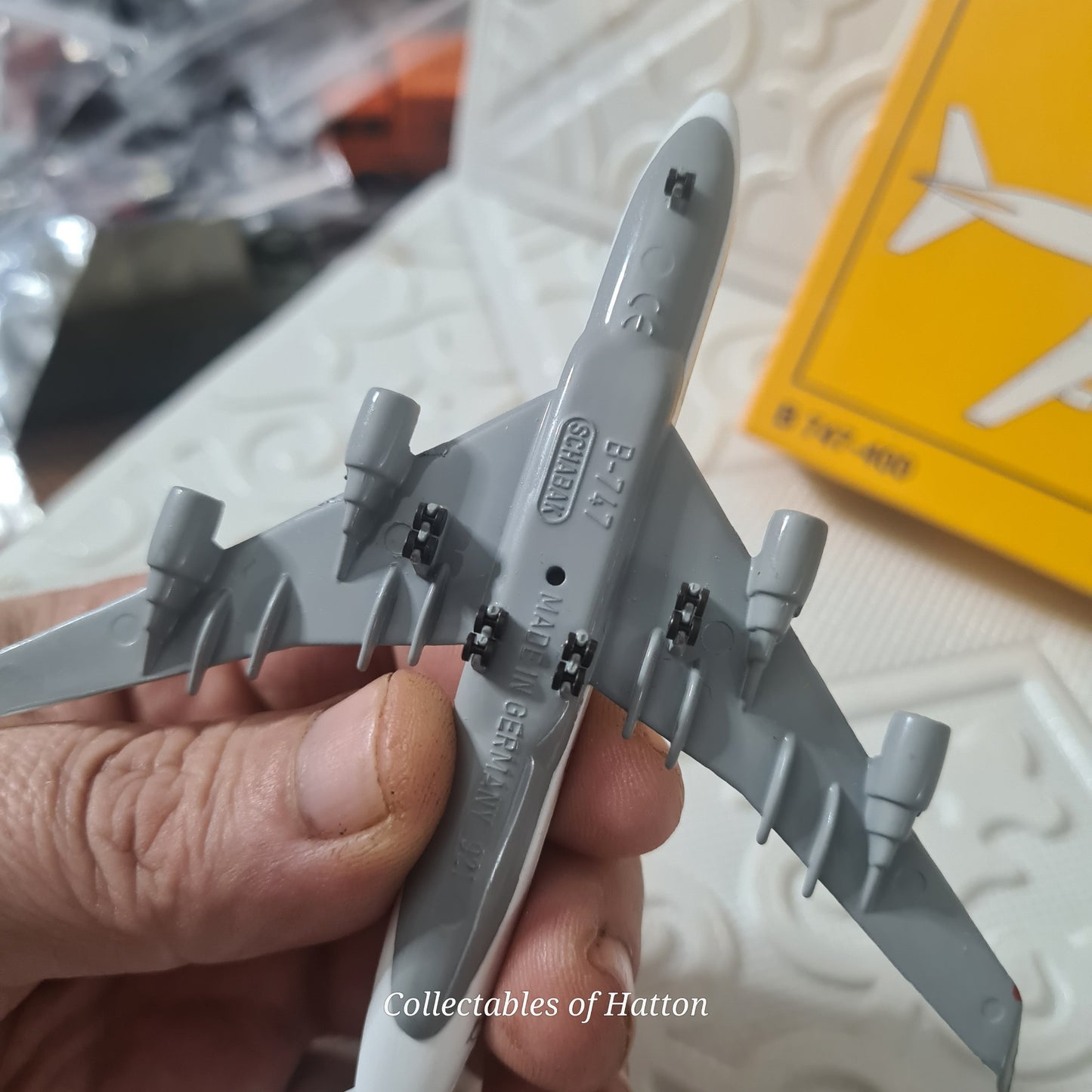 Schabak 1:600 Boeing 747-400 Condor diecast plane boxed made in Germany VGC