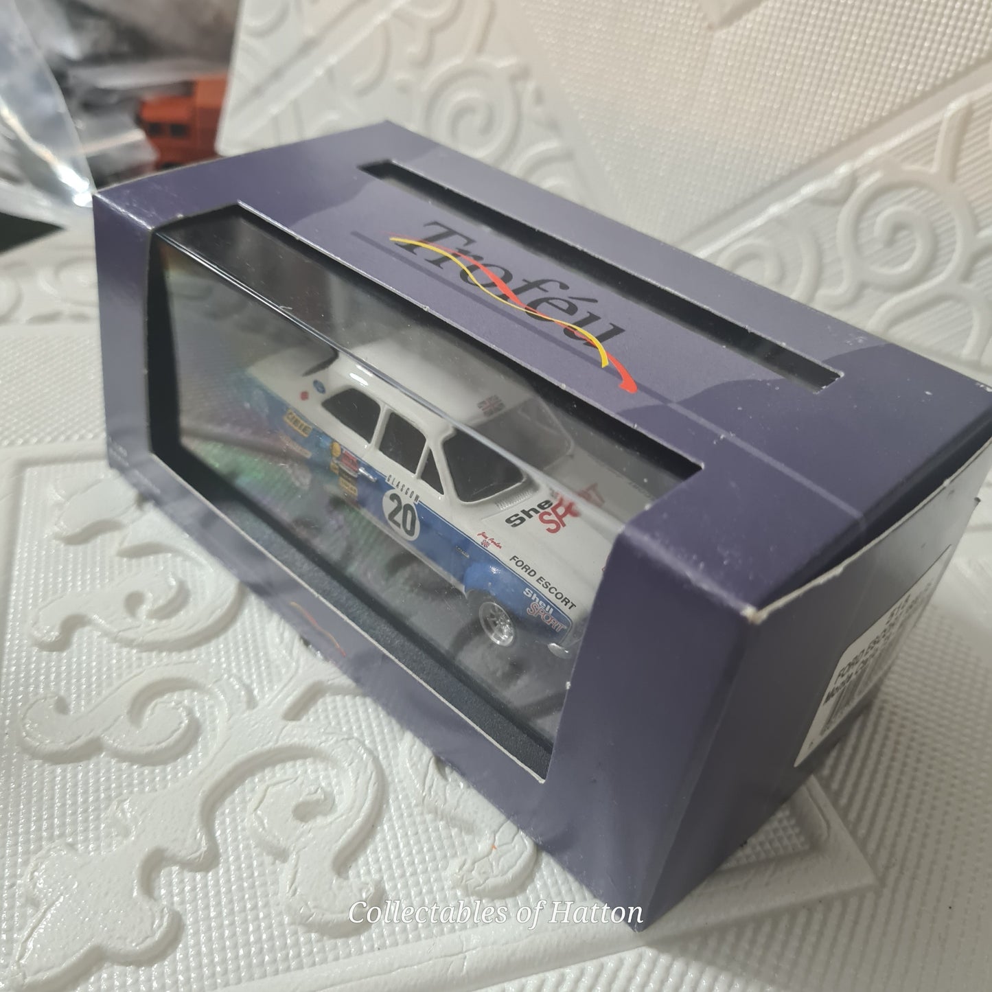 Trofeu 1:43 Ford Escort 1600 Rs H.Mikkola Monte Carlo 1973 Blue White boxed very good